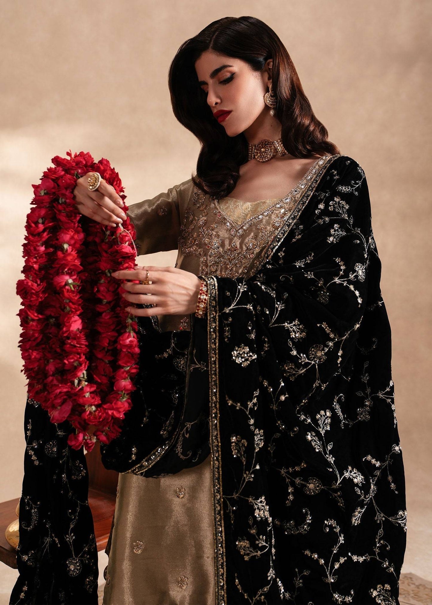 Sadaf Fawad Khan | Nafees Formals 25 | Nuhaz - Pakistani Designer Dress - by Sadaf Fawad Khan | Type: Ladies Clothes - 100% Original at Saira Sultan