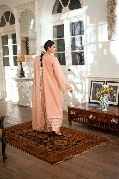 Florent | Eid Edits Luxury Lawn | FEE-10 S Peach Pink Lawn