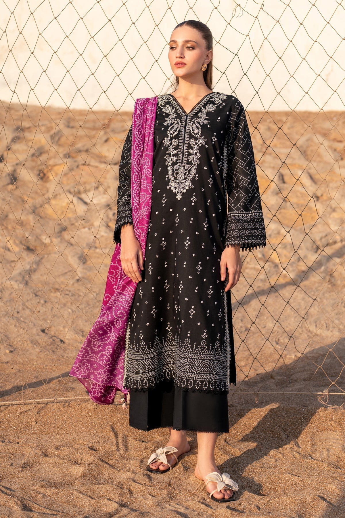 Xenia Formals | Summer Away 25 | ALISH XS Black Lawn