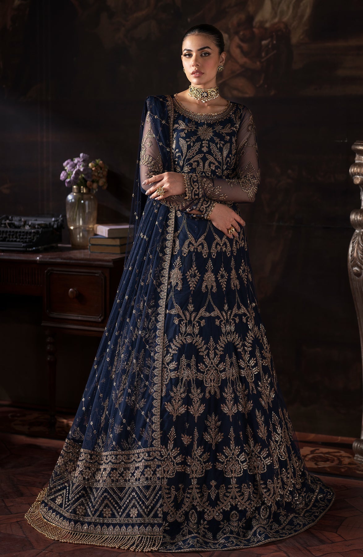 Zarif | Rouge Formals | ZRW 04 LAVINIA - Pakistani Designer Dress - by Zarif | Type: Formal - 100% Original at Saira Sultan