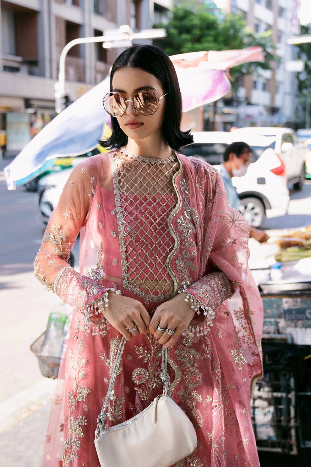 Saad Shaikh | Fleurie Vol 2 | Sandy - Pakistani Designer Dress - by Saad Shaikh | Type: Formal - 100% Original at Saira Sultan