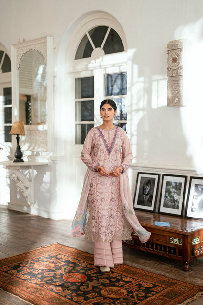 Florent | Eid Edits Luxury Lawn | FEE-3A L Mauve Lawn