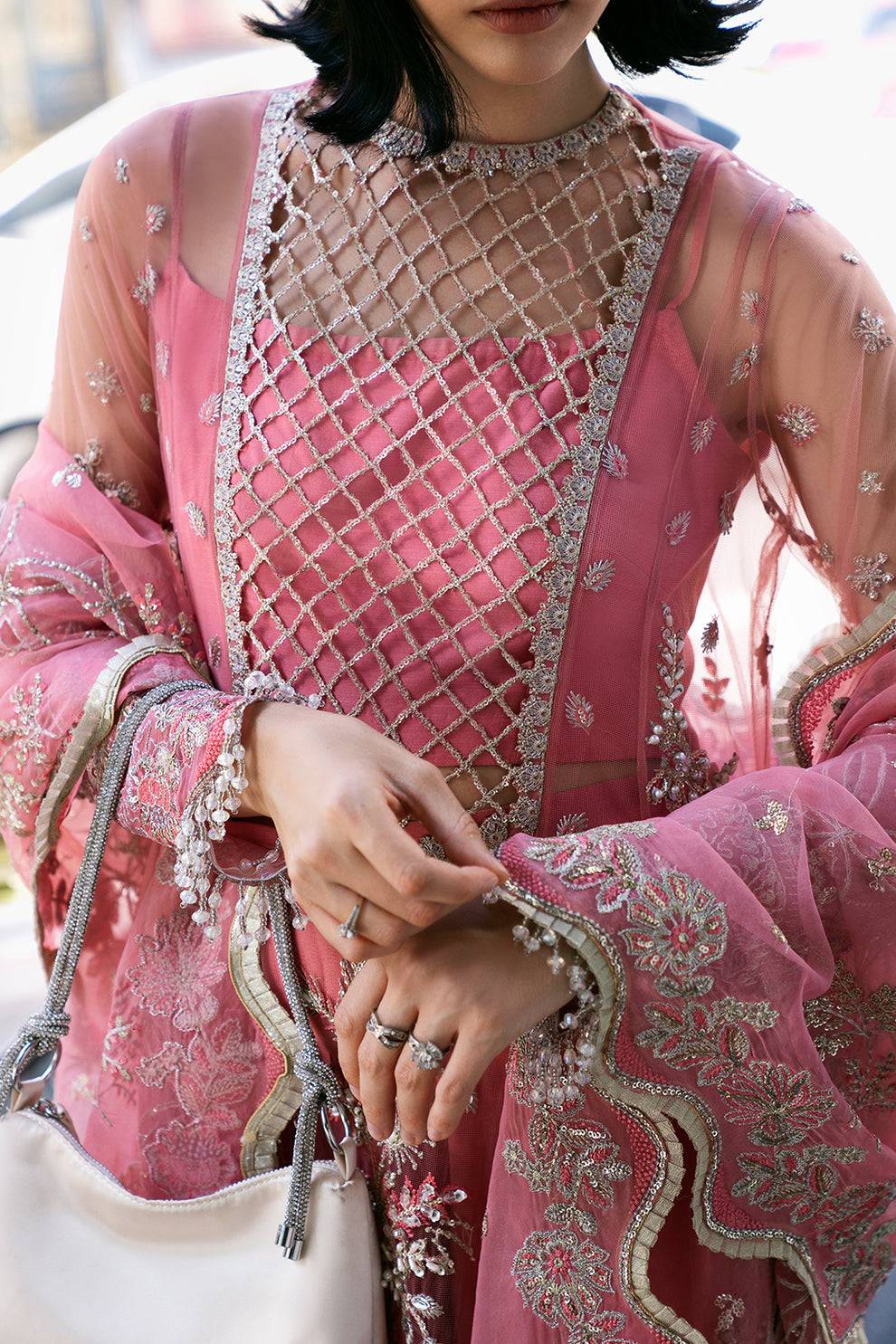 Saad Shaikh | Fleurie Vol 2 | Sandy - Pakistani Designer Dress - by Saad Shaikh | Type: Formal - 100% Original at Saira Sultan