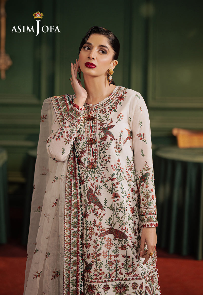 Asim Jofa | Premium Festive | AJPF-30 M Off White Cotton Net