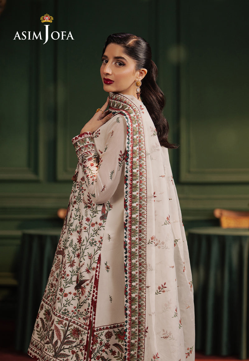 Asim Jofa | Premium Festive | AJPF-30 S Off White Cotton Net