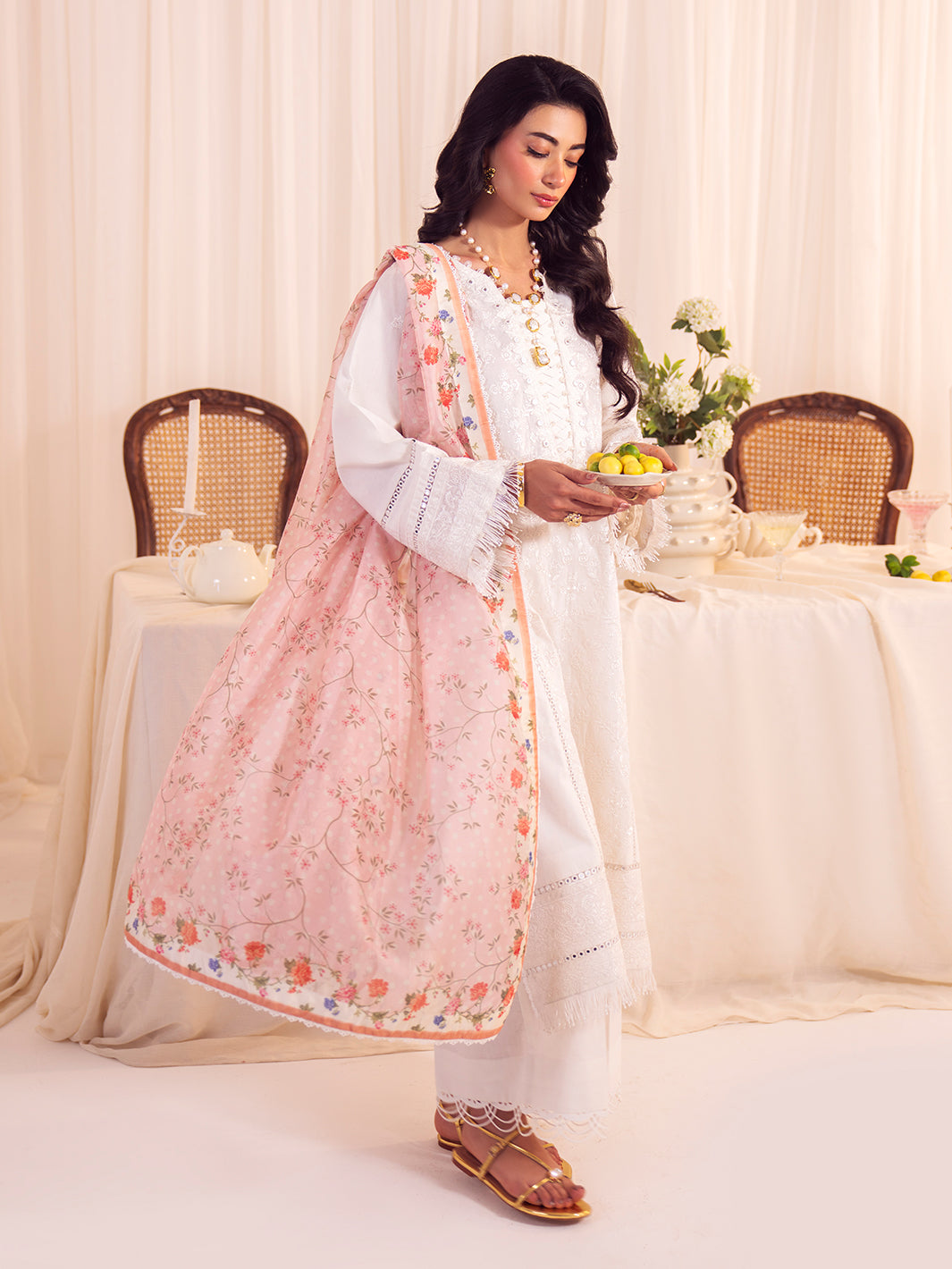 Faiza Faisal | Celine Eid 25 | DARIA S White Lawn