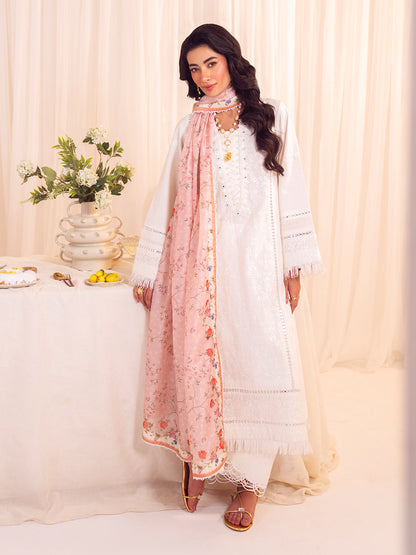 Faiza Faisal | Celine Eid 25 | DARIA XS White Lawn
