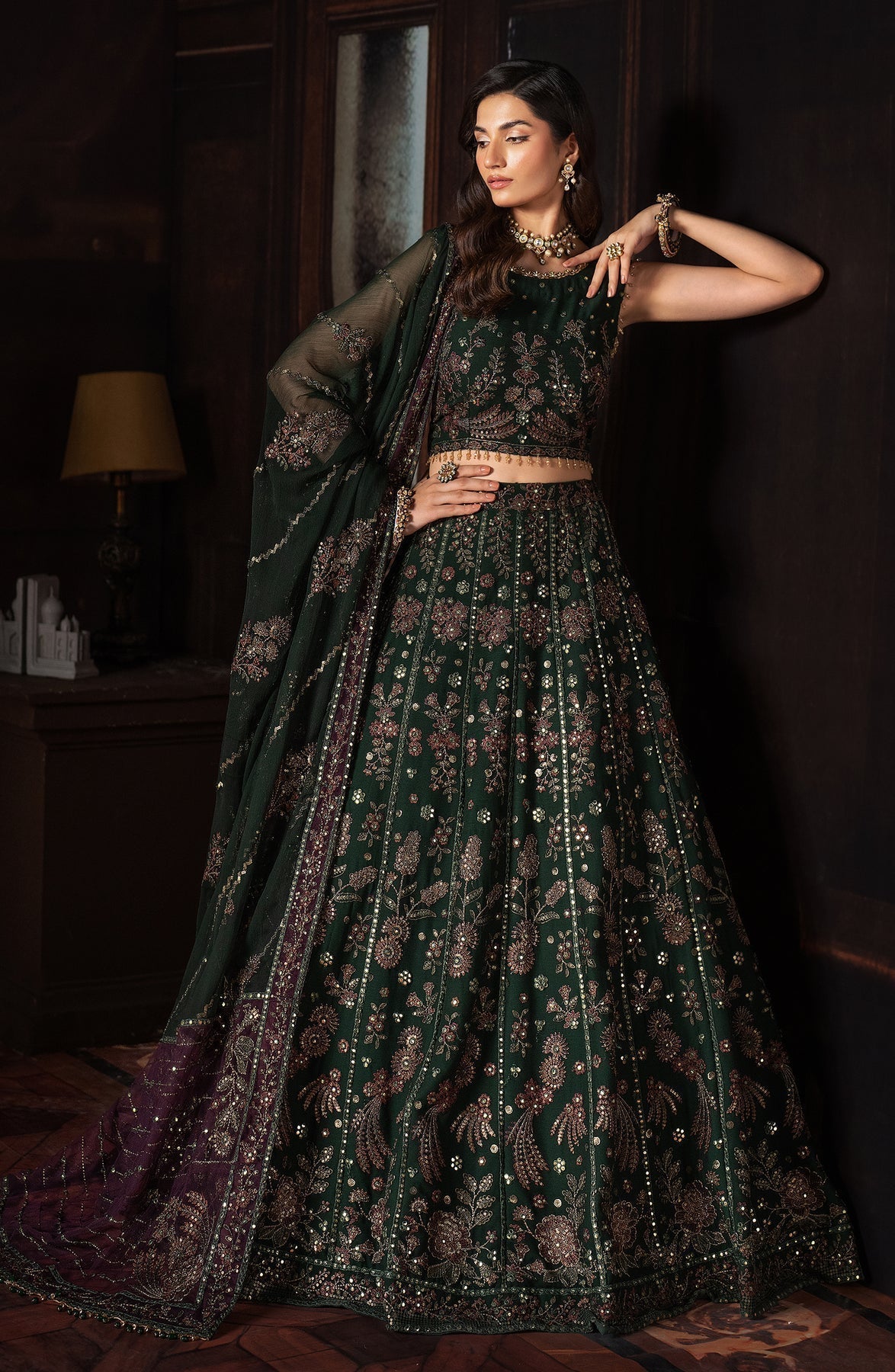 Zarif | Rouge Formals | ZRW 01 ELIZABETH - Pakistani Designer Dress - by Zarif | Type: Formal - 100% Original at Saira Sultan