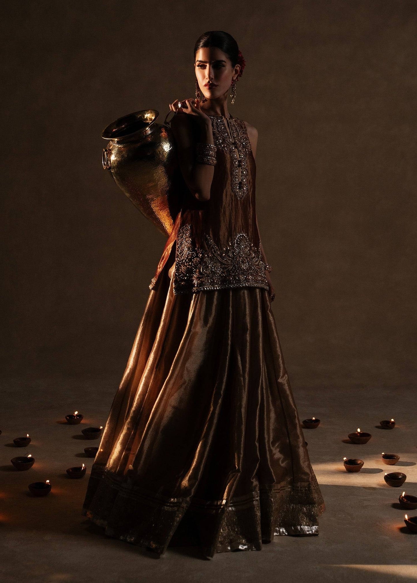 Sadaf Fawad Khan | Nafees Formals 25 | Maherra - Pakistani Designer Dress - by Sadaf Fawad Khan | Type: Ladies Clothes - 100% Original at Saira Sultan