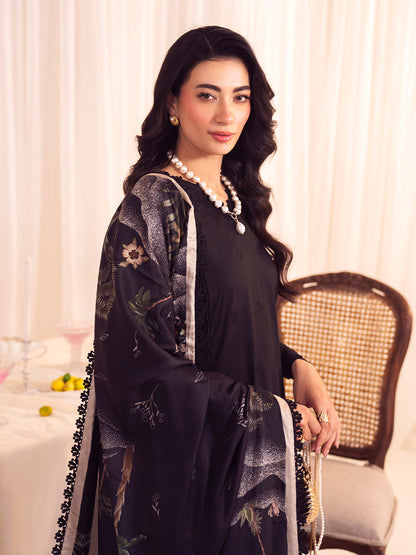 Faiza Faisal | Celine Eid 25 | GRETA M Black Lawn
