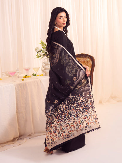 Faiza Faisal | Celine Eid 25 | GRETA S Black Lawn