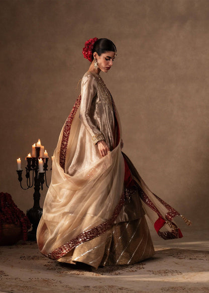 Sadaf Fawad Khan | Nafees Formals 25 | Zarrah - Pakistani Designer Dress - by Sadaf Fawad Khan | Type: Ladies Clothes - 100% Original at Saira Sultan