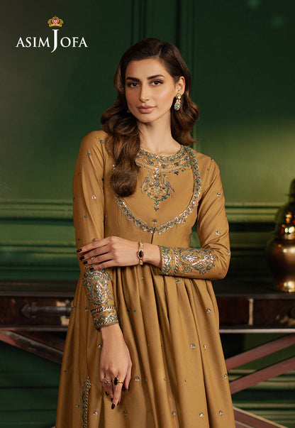Asim Jofa | Premium Festive | AJPF-20 M Mustard Boski Silk