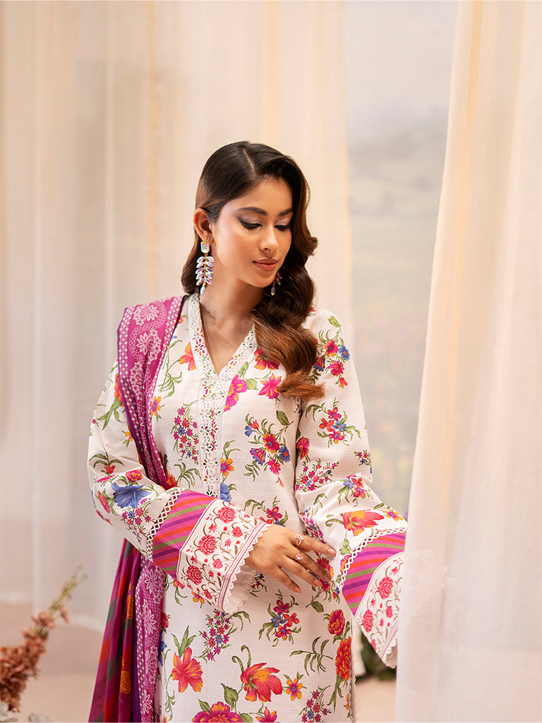 Rajbari | Raha Summer Prints Exclusive | Raha Summer Prints Exclusive-3 - Pakistani Designer Dress - by Rajbari - Type : Ladies Clothes - 100% Original at Saira Sultan