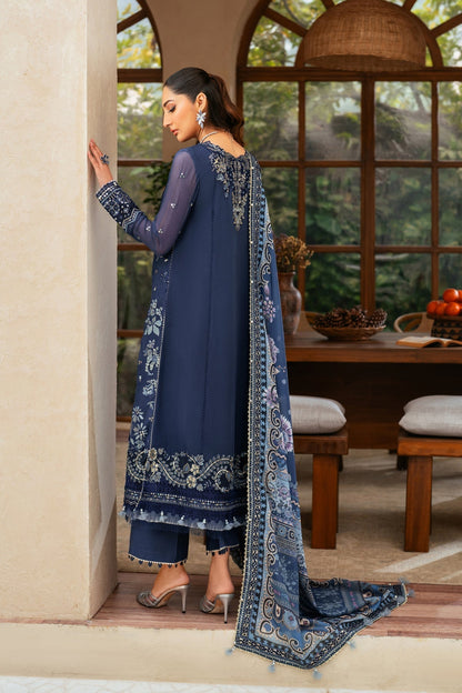 Xenia Formals | Niran Formals | VERENA S Navy Chiffon