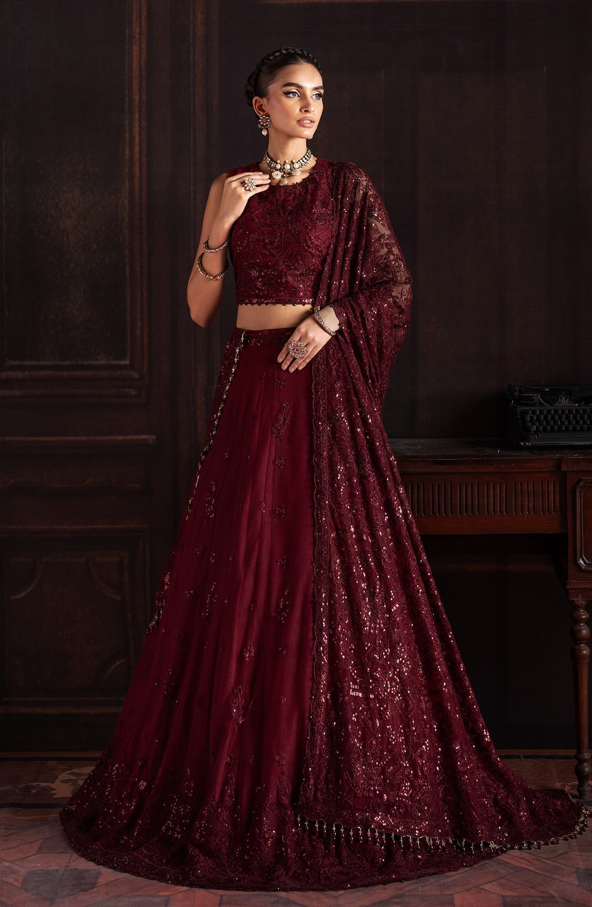 Zarif | Rouge Formals | ZRW 02 MABEL - Pakistani Designer Dress - by Zarif | Type: Formal - 100% Original at Saira Sultan