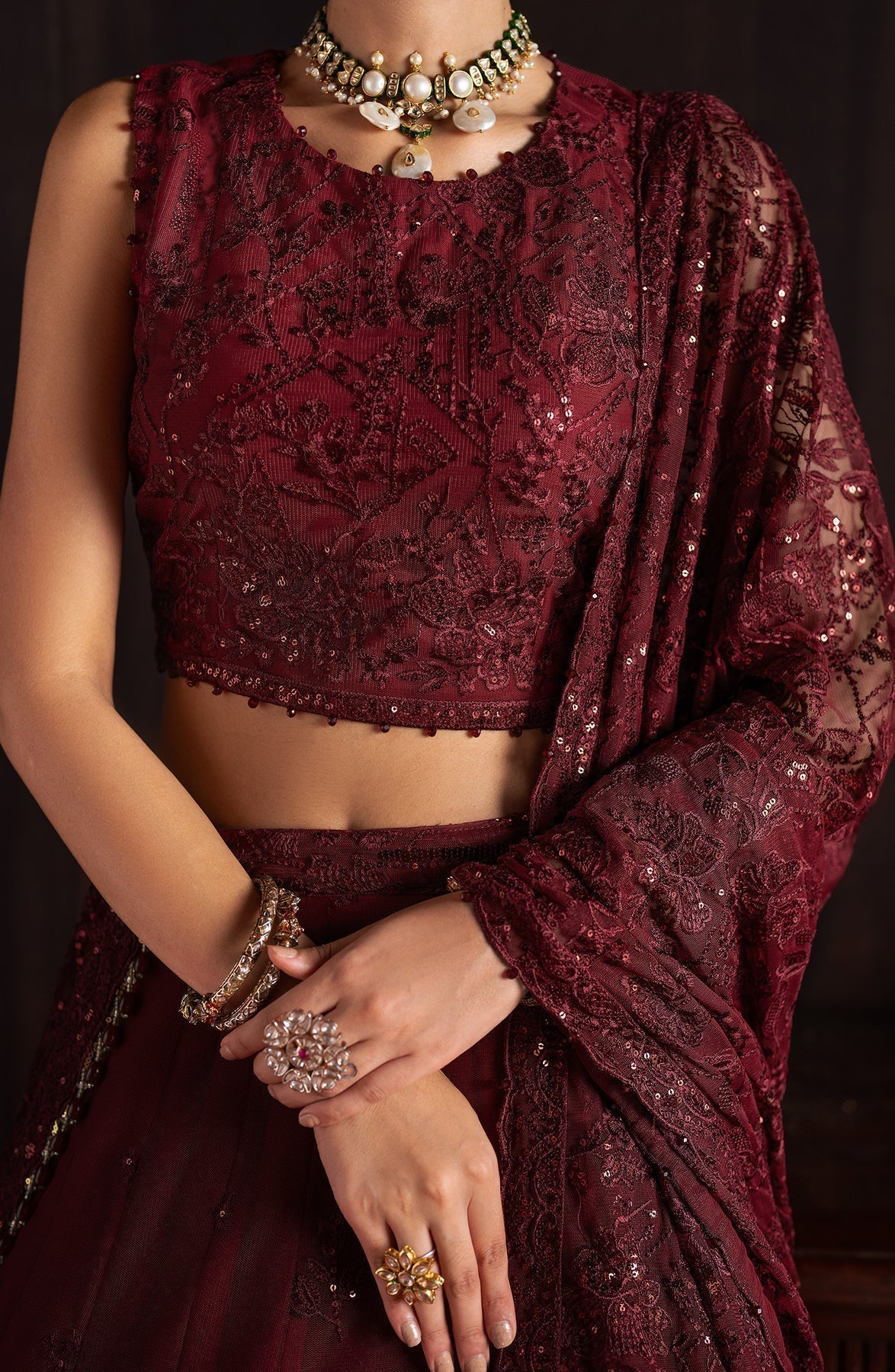 Zarif | Rouge Formals | ZRW 02 MABEL - Pakistani Designer Dress - by Zarif | Type: Formal - 100% Original at Saira Sultan