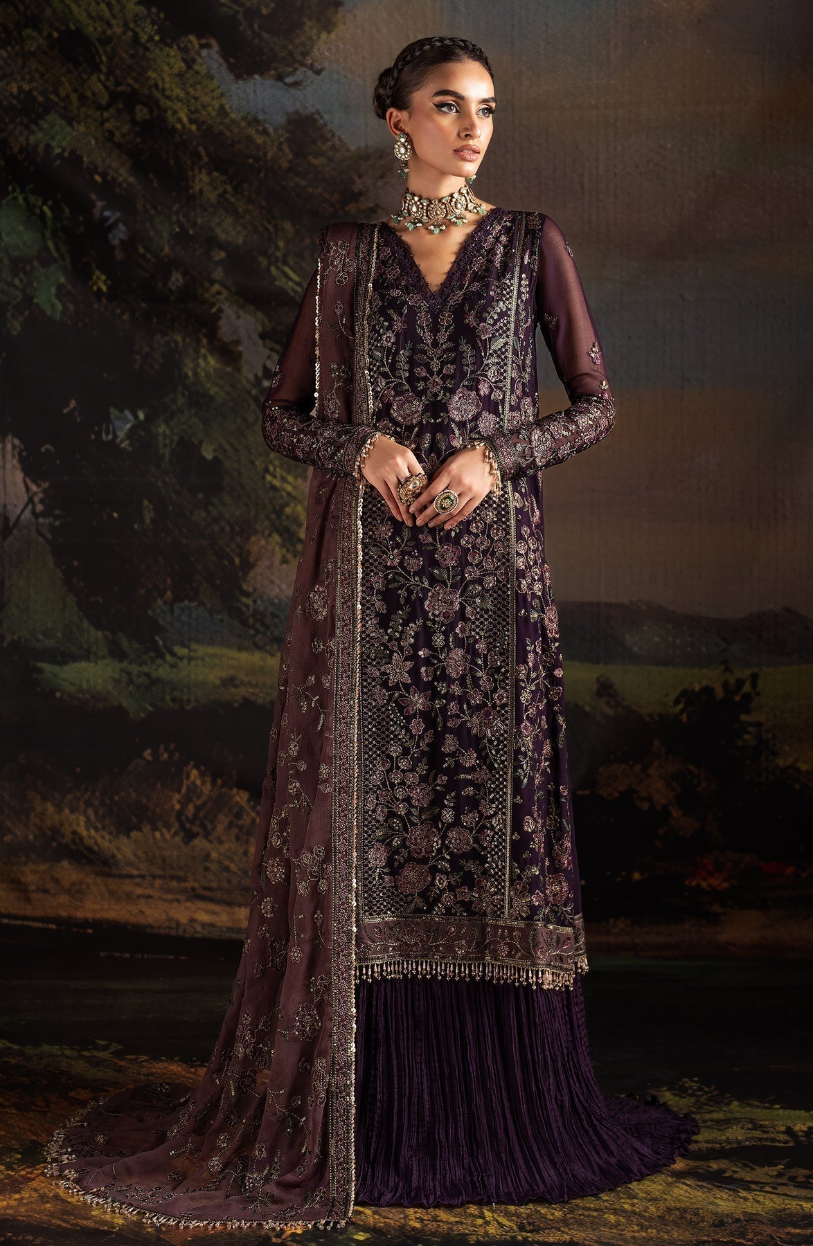 Zarif | Rouge Formals | ZRW 08 HANNAH - Pakistani Designer Dress - by Zarif | Type: Formal - 100% Original at Saira Sultan