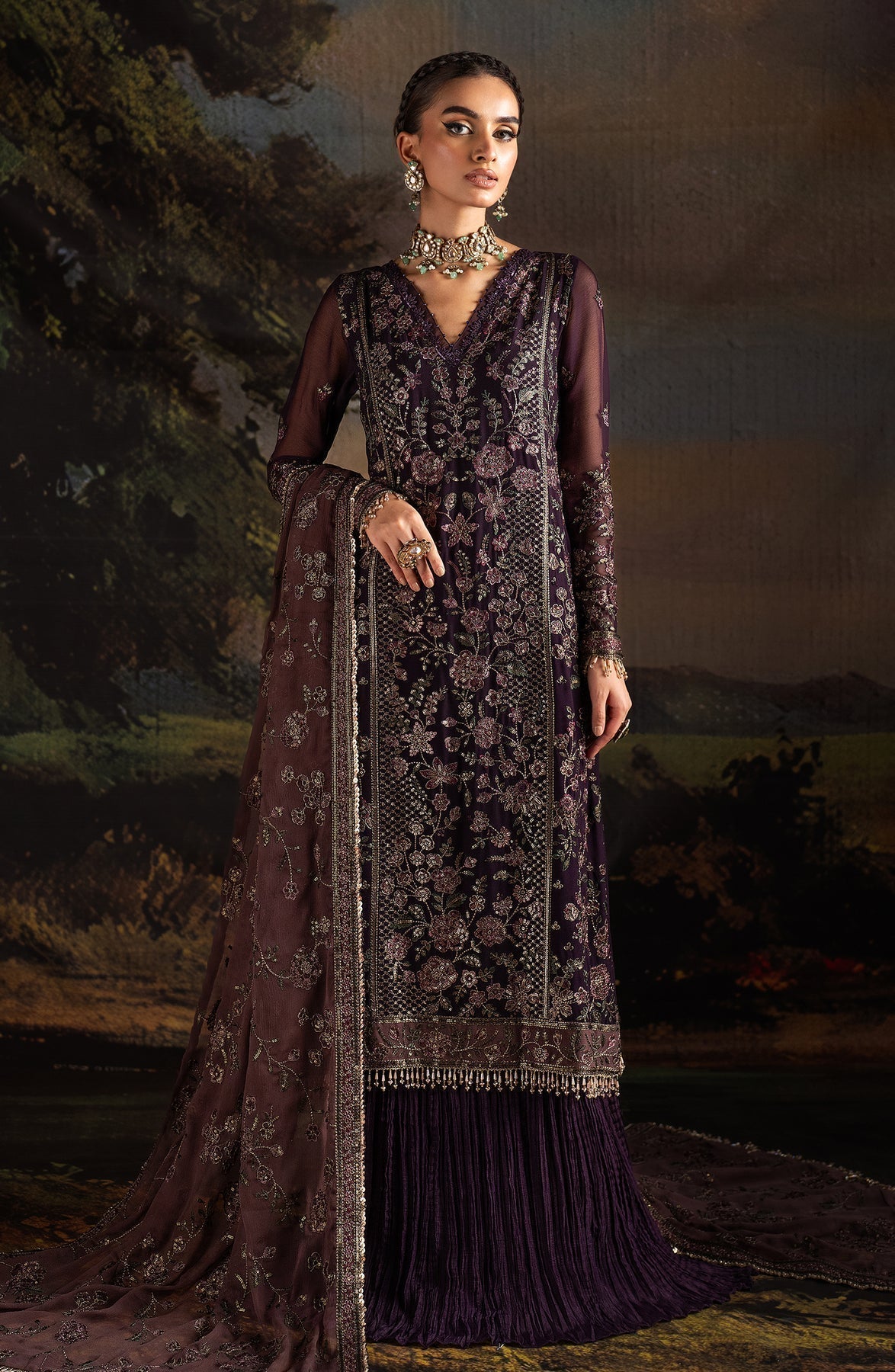 Zarif | Rouge Formals | ZRW 08 HANNAH - Pakistani Designer Dress - by Zarif | Type: Formal - 100% Original at Saira Sultan