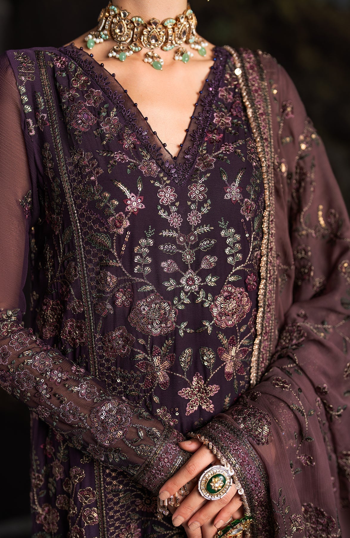 Zarif | Rouge Formals | ZRW 08 HANNAH - Pakistani Designer Dress - by Zarif | Type: Formal - 100% Original at Saira Sultan