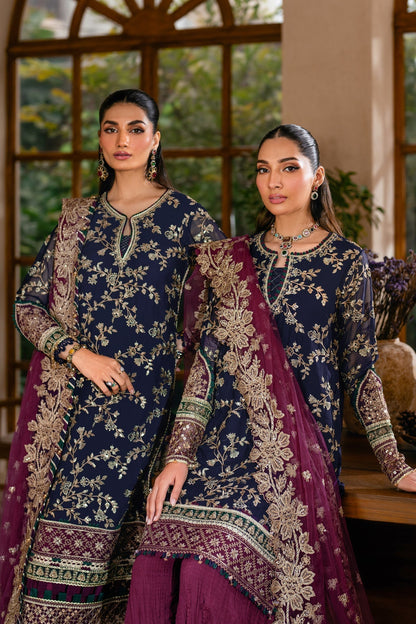 Xenia Formals | Niran Formals | SERAPHINA Custom Size Dark Blue Long Shirt