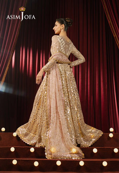 Asim Jofa | Premium Festive | AJPF-18 S Beige Net