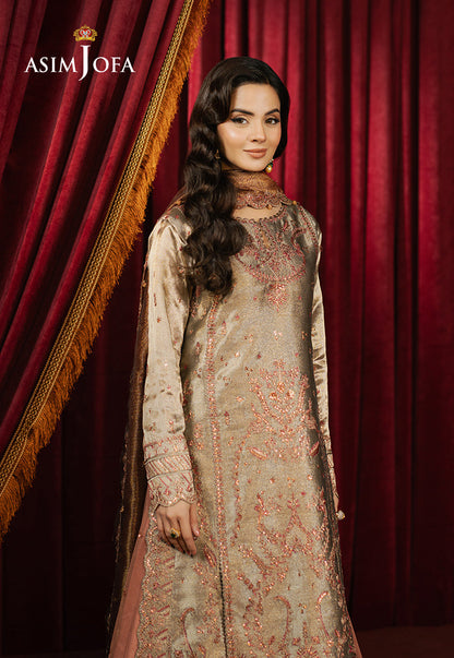 Asim Jofa | Premium Festive | AJPF-16 M Silver Zari Tissue