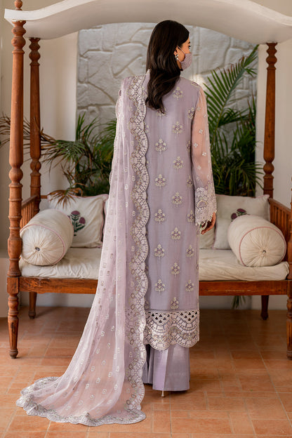 Flossie | Naqsh Formals | S-1408 S Lilac Chiffon
