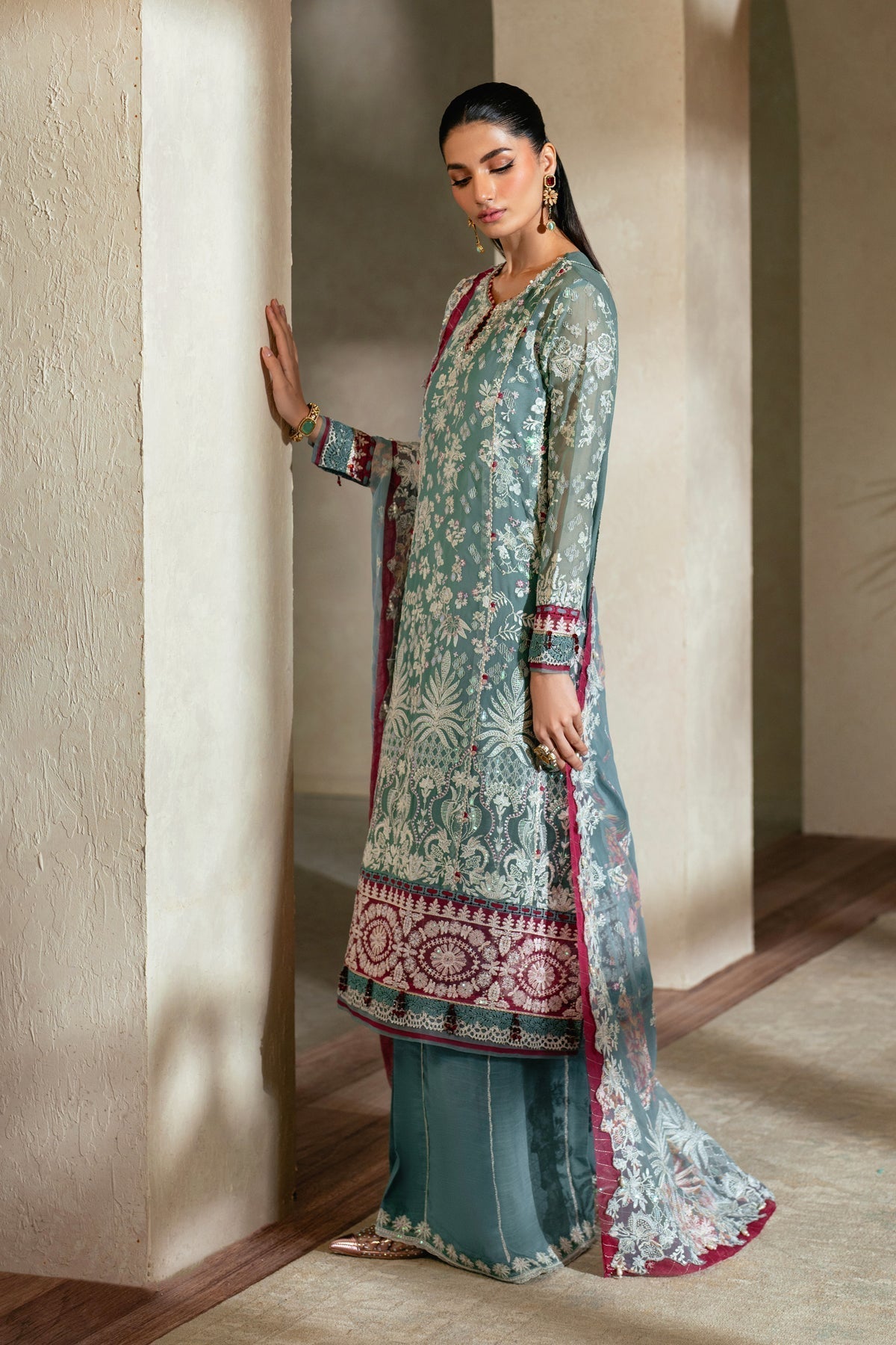 Xenia Formals | Niran Formals | ELYSIA L Pastel Blue Chiffon