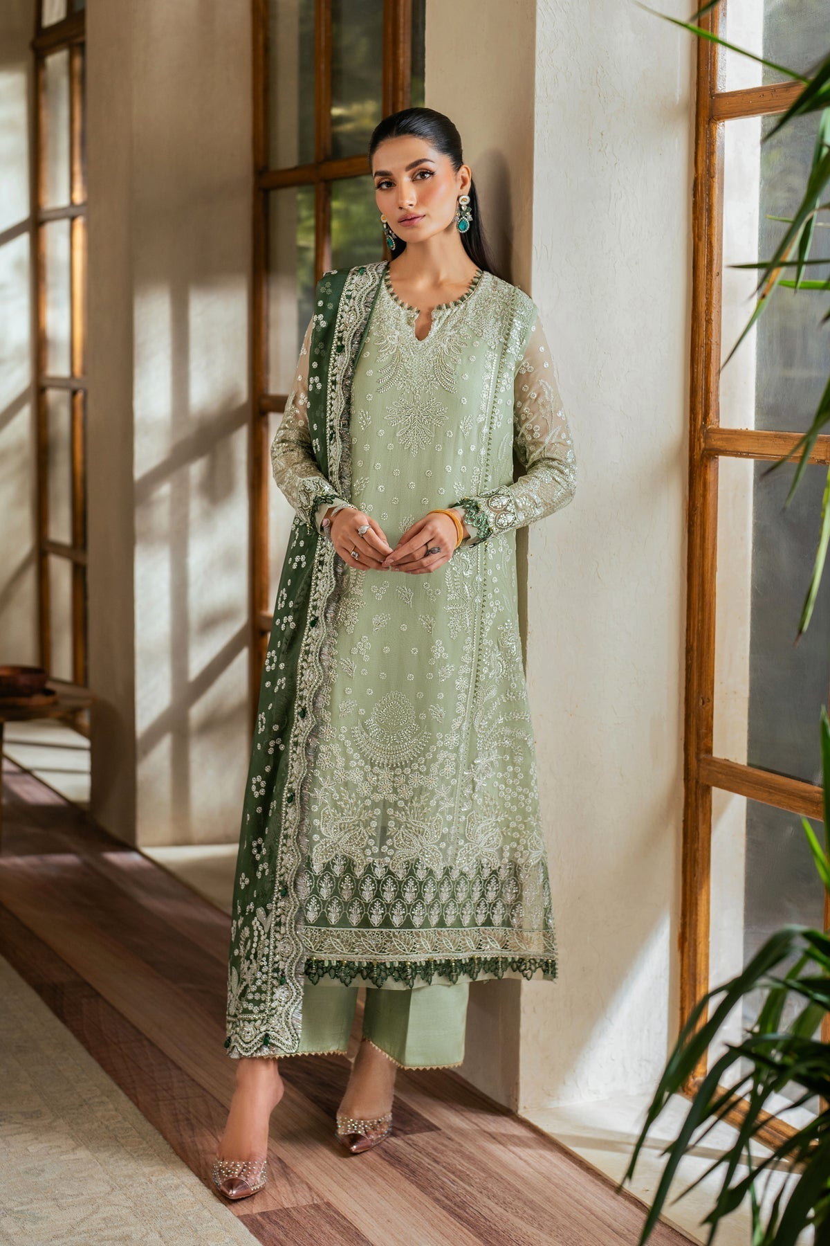 Xenia Formals | Niran Formals | VERDURA XS Pastel Mint Chiffon