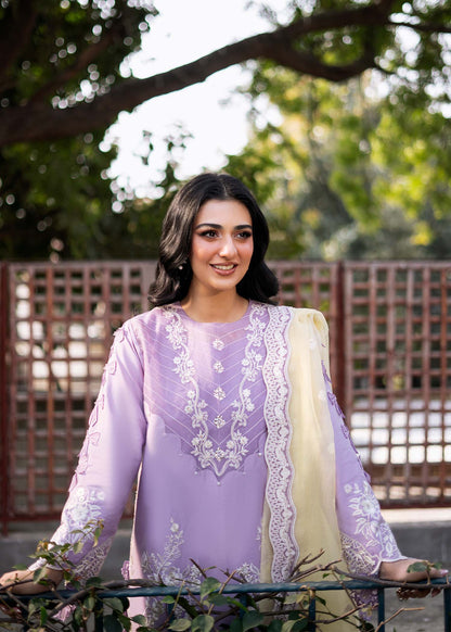 Fozia Khalid | Blossom Festive Lawn 25 | Iris XL Lilac Lawn