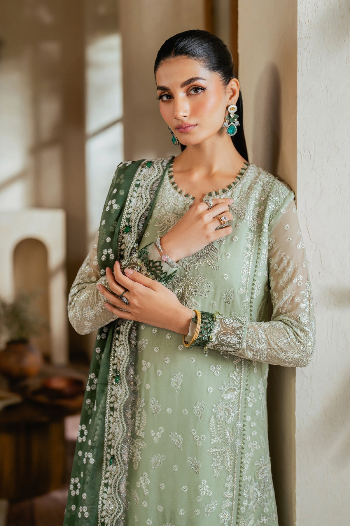 Xenia Formals | Niran Formals | VERDURA XL Pastel Mint Chiffon