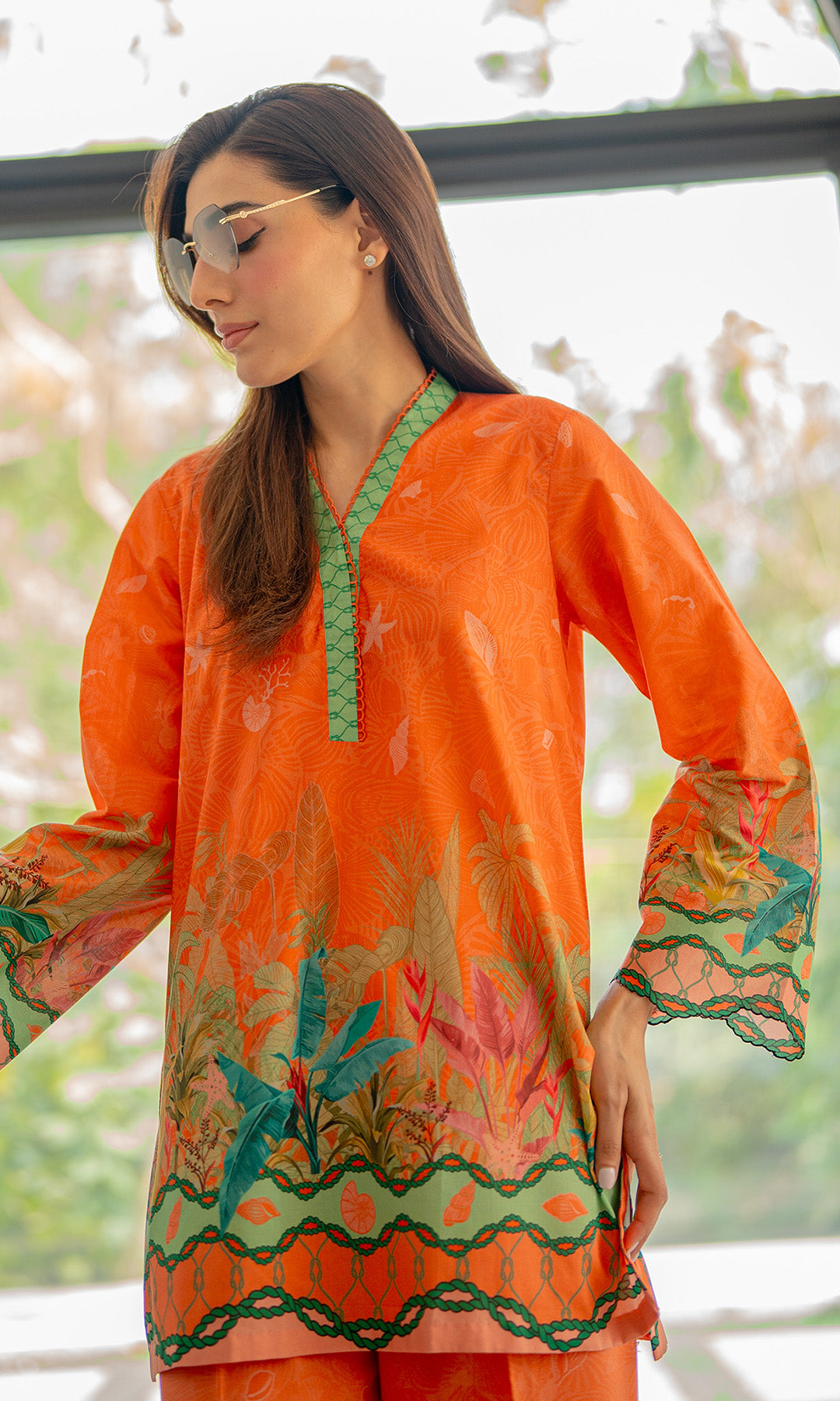 Sahar | Selene Vol 2 | Seashell Bloom M Orange Cambric