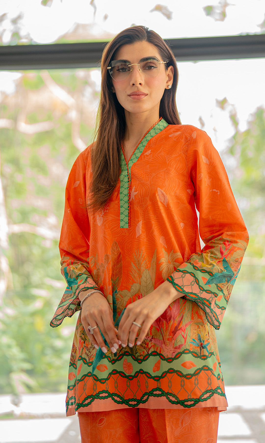 Sahar | Selene Vol 2 | Seashell Bloom Custom Size Orange Cambric