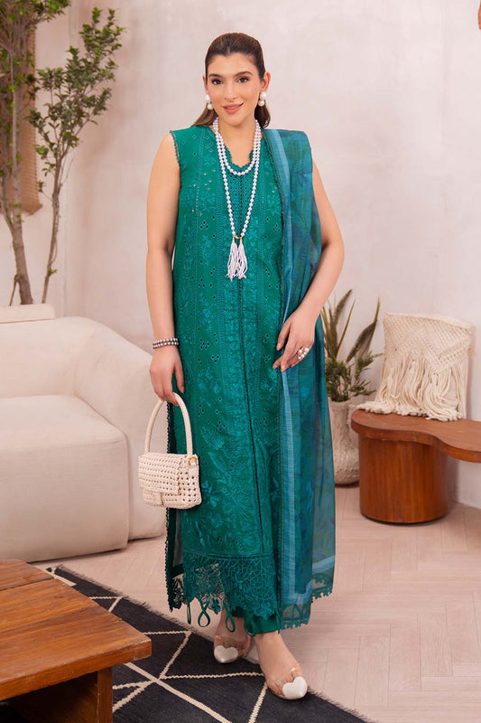 Neeshay | Symphony Luxury Lawn | ZING XS Emerald Green Lawn