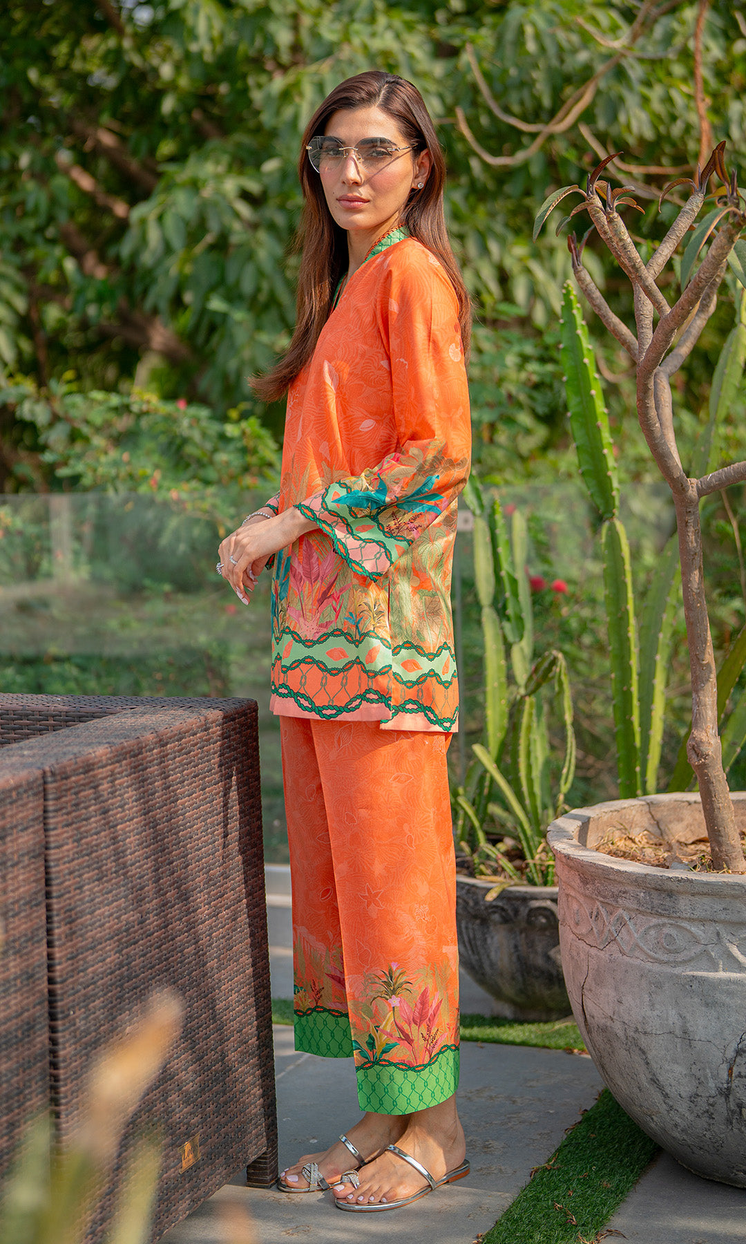 Sahar | Selene Vol 2 | Seashell Bloom XL Orange Cambric