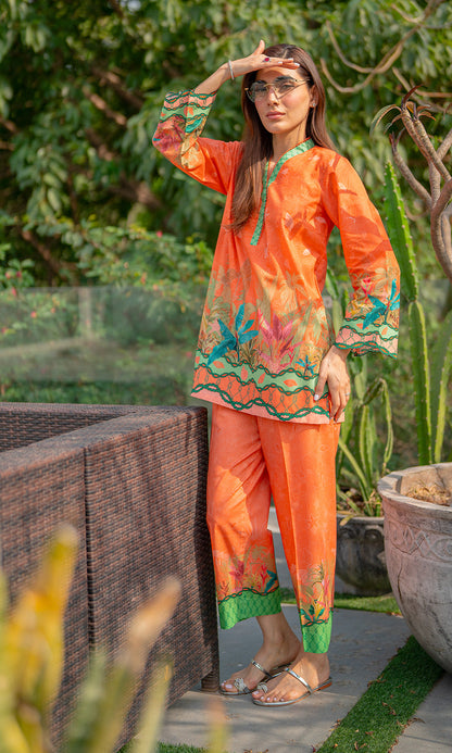 Sahar | Selene Vol 2 | Seashell Bloom L Orange Cambric