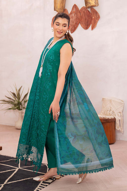 Neeshay | Symphony Luxury Lawn | ZING XL Emerald Green Lawn