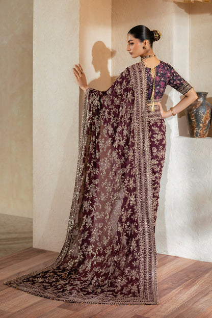 Xenia Formals | Niran Formals | LUNE S Maroon Angrakha