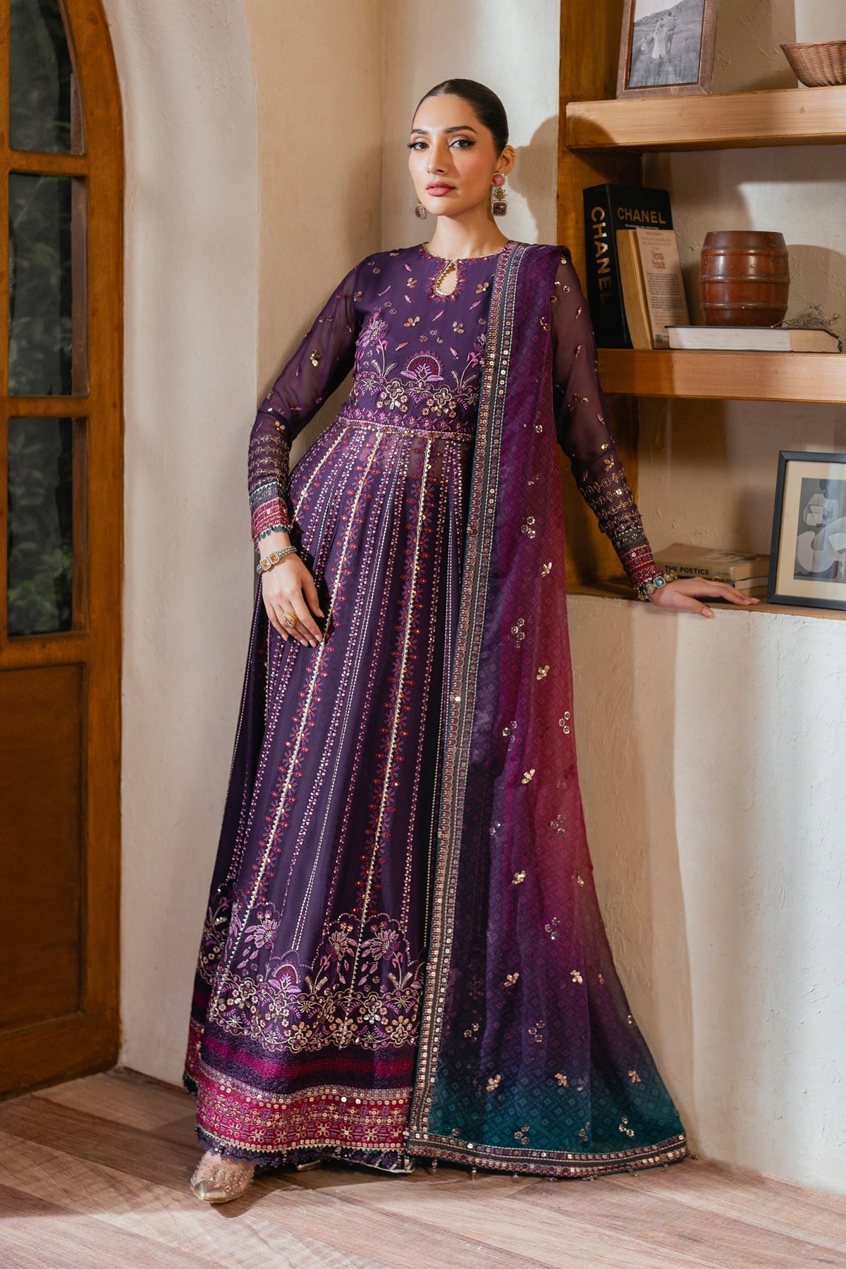 Xenia Formals | Niran Formals | SOURATI L Dark Purple Gown