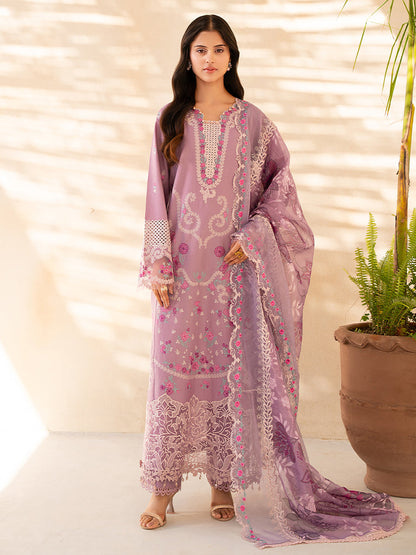 Rajbari | Jahaan Premium Festive Lawn | SILA (Jahan) 3-B XS Lilac Lawn