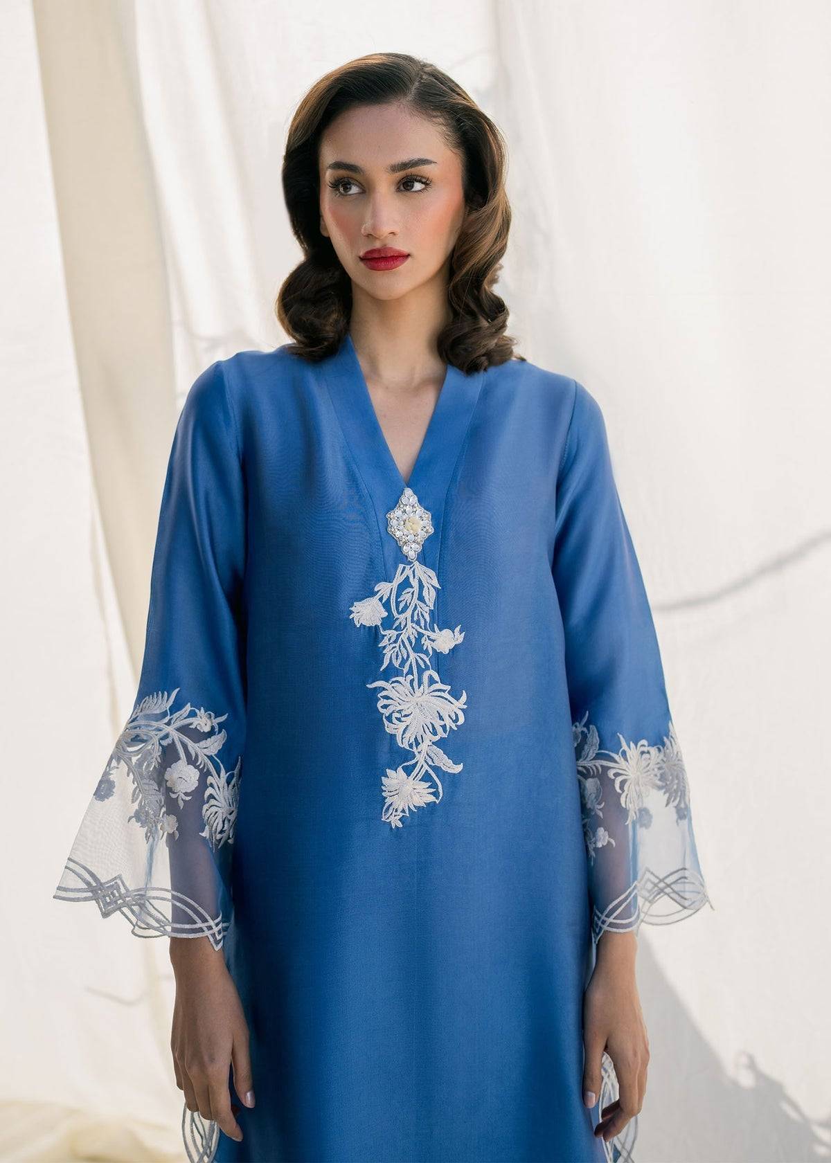 Mahgul | Samara Pret | Ocean Mist - Pakistani Designer Dress - by Mahgul | Type: Ladies Clothes - 100% Original at Saira Sultan