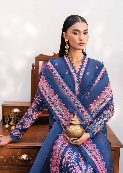 Akbar Aslam | Pret Lawn | REVERIE L Navy Blue Lawn