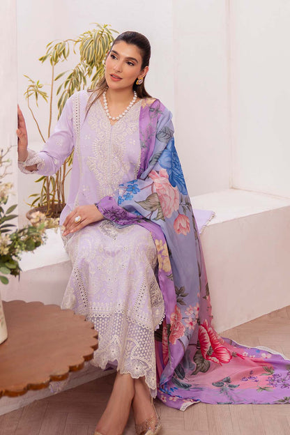 Neeshay | Symphony Luxury Lawn | MUSE L Light Lavender Lawn
