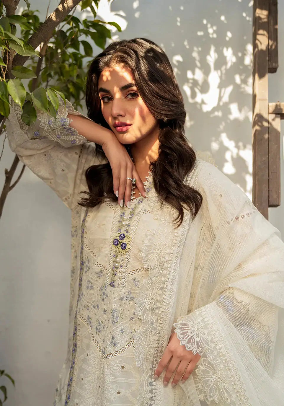 Zarqash | Belle Ame 24 | BL 002 Rosettes - Pakistani Designer Dress - by Zarqash | Type: Luxury - 100% Original at Saira Sultan