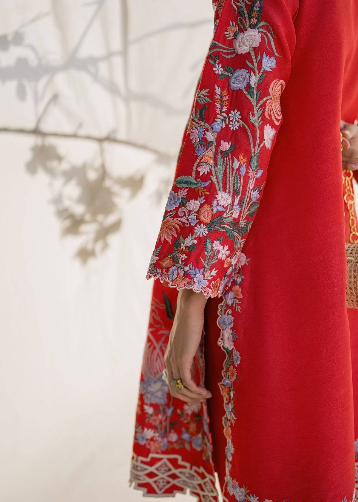 Mahgul | Samara Pret | Crimson Sun - Pakistani Designer Dress - by Mahgul | Type: Ladies Clothes - 100% Original at Saira Sultan