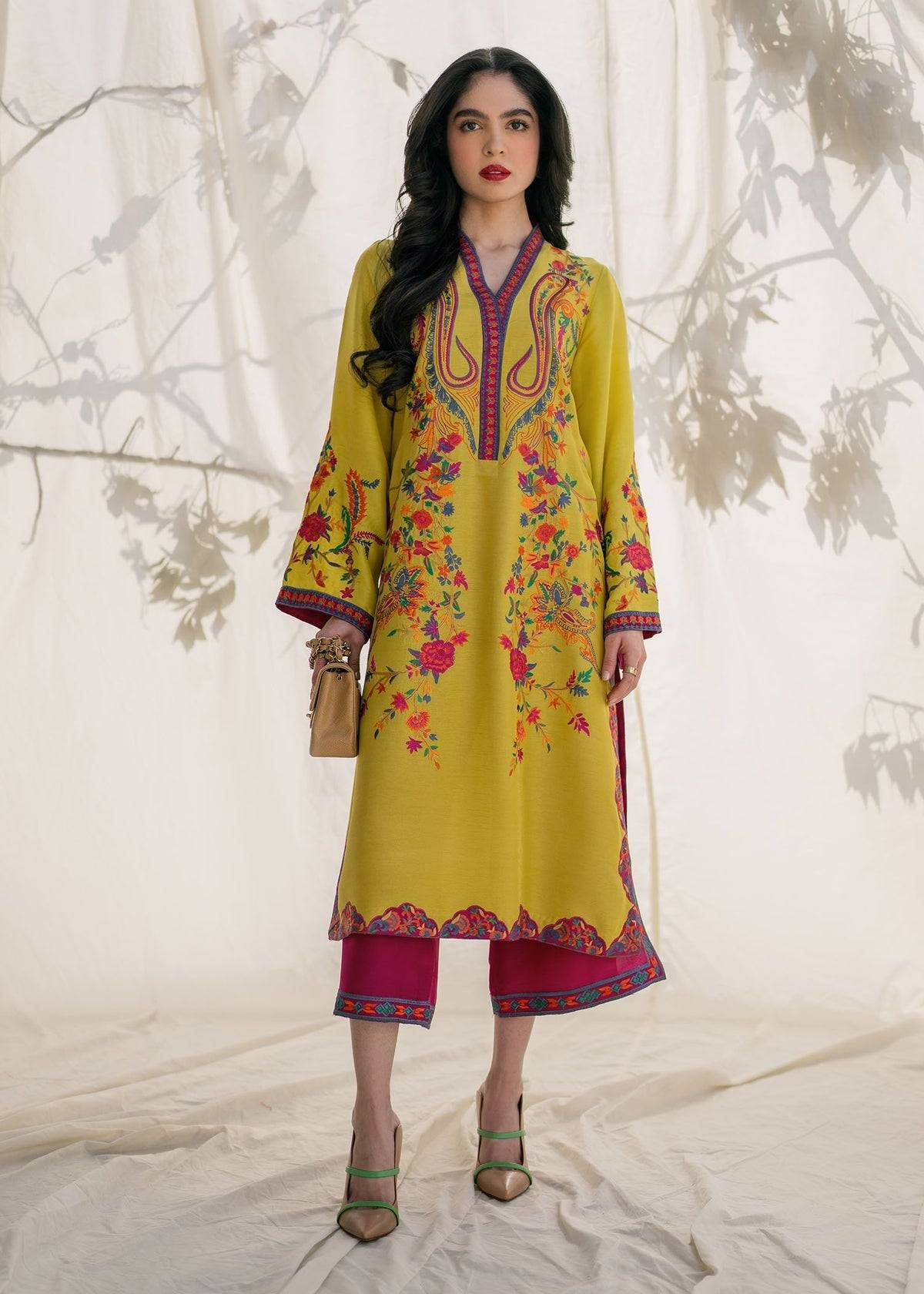 Mahgul | Samara Pret | Saffron Scent - Pakistani Designer Dress - by Mahgul | Type: Ladies Clothes - 100% Original at Saira Sultan