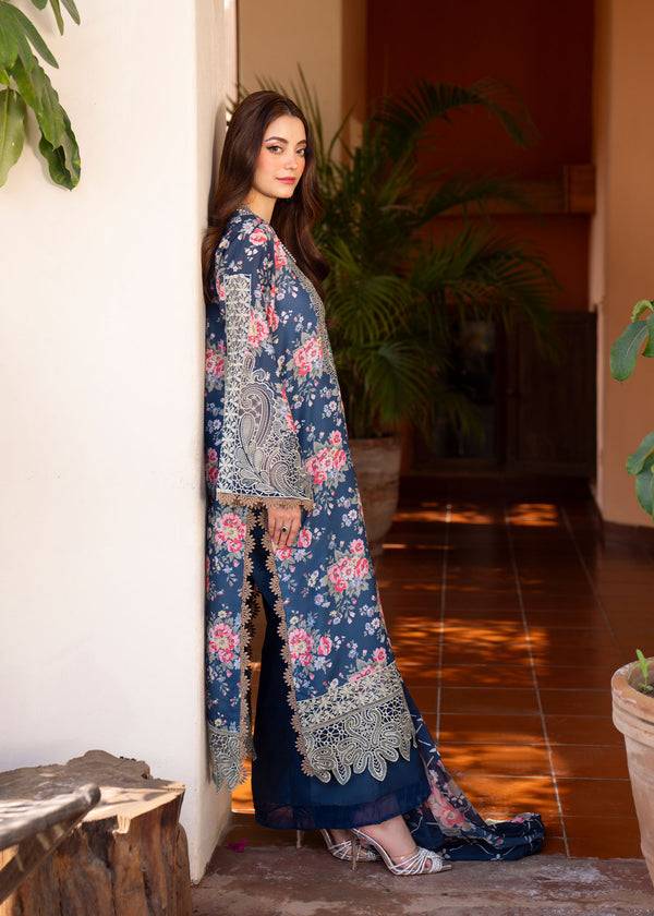 Myeesha | Lamhay Luxury Lawn 25 | Zohra - Pakistani Designer Dress - by Myeesha | Type: Ladies Clothes - 100% Original at Saira Sultan