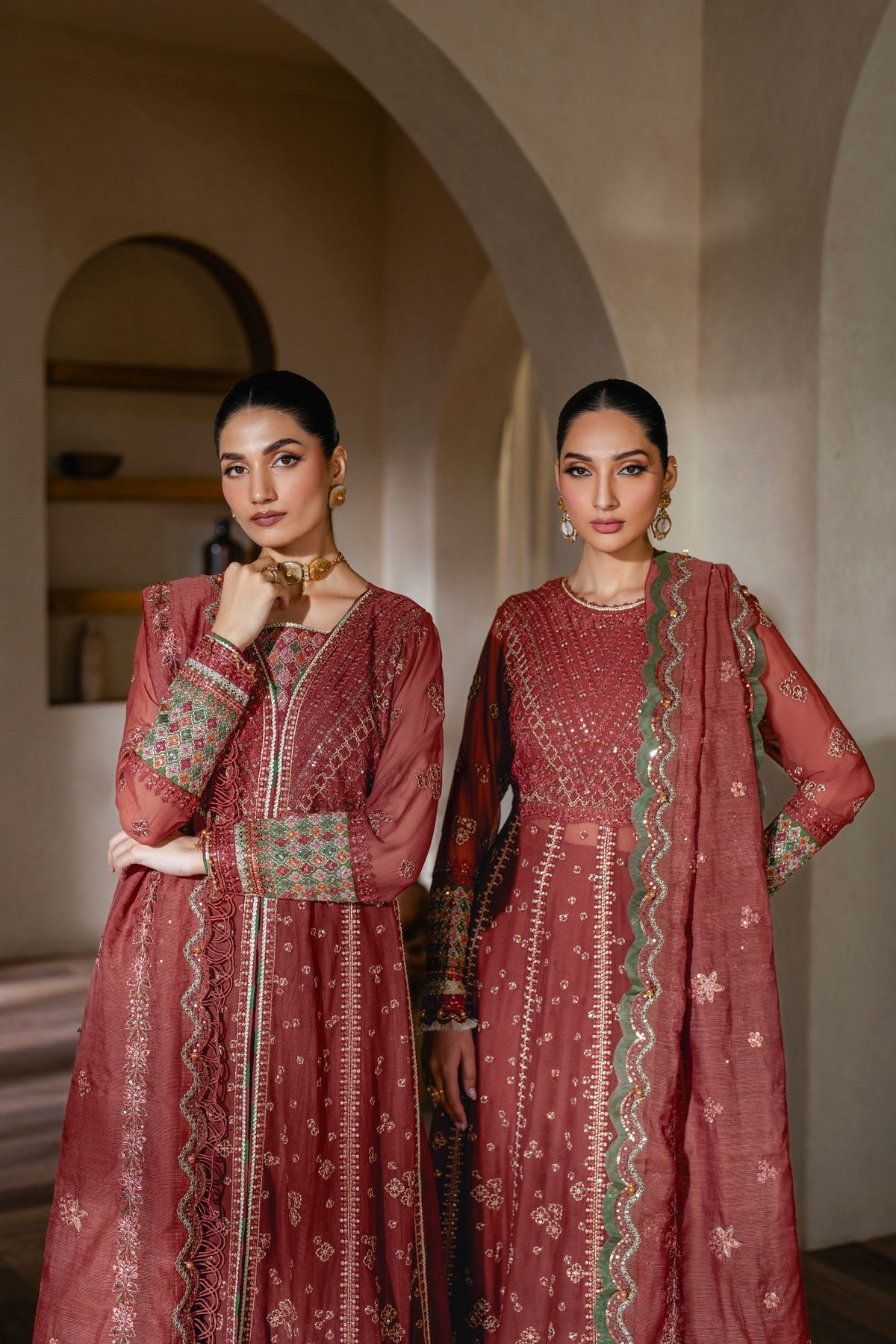 Xenia Formals | Niran Formals | SELENE M Coral Red Gown