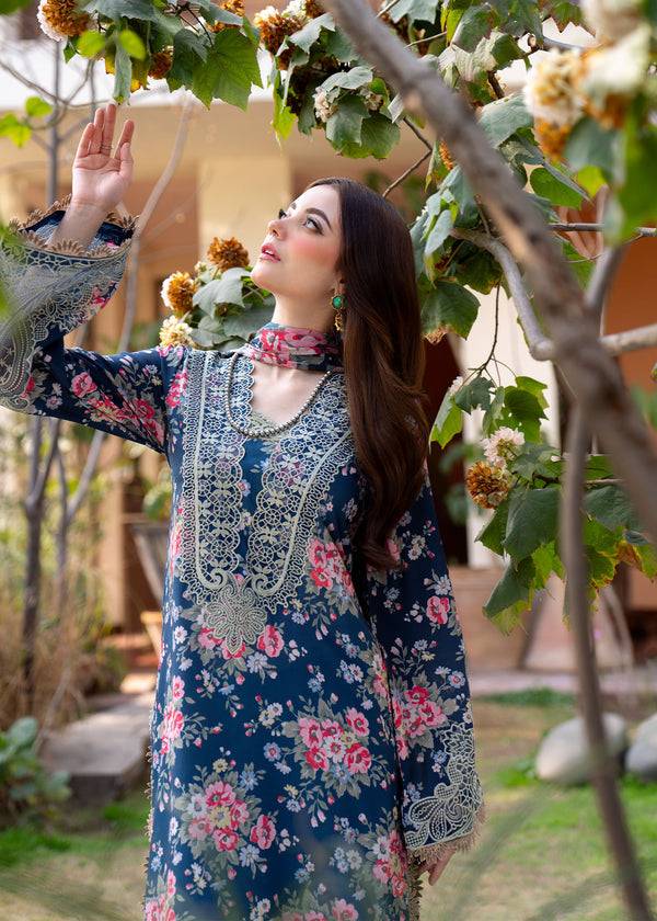 Myeesha | Lamhay Luxury Lawn 25 | Zohra - Pakistani Designer Dress - by Myeesha | Type: Ladies Clothes - 100% Original at Saira Sultan
